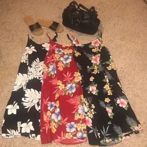 Bundle of 3 for $15 Tiki Palm Dress